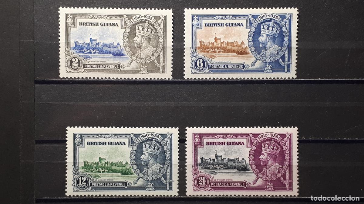 Sellos: GUYANA inglesa. A&Ntilde;O 1935. *. YVERT 155/8 - Foto 1