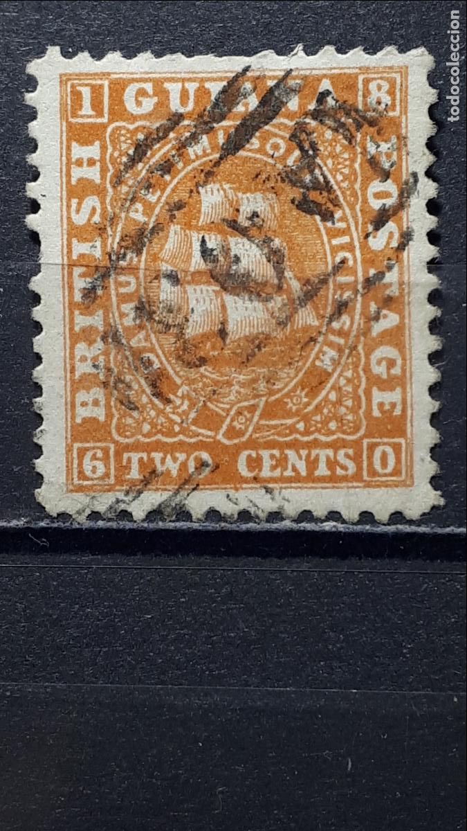 Sellos: GUYANA inglesa. A&Ntilde;O 1860. &deg;. YVERT 16 - Foto 1