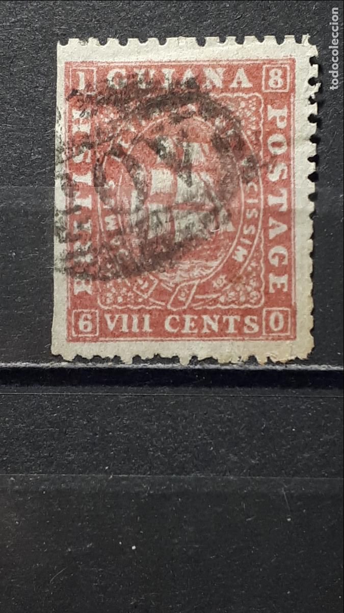 Sellos: GUYANA inglesa. A&Ntilde;O 1860. &deg;. YVERT 25a - Foto 1