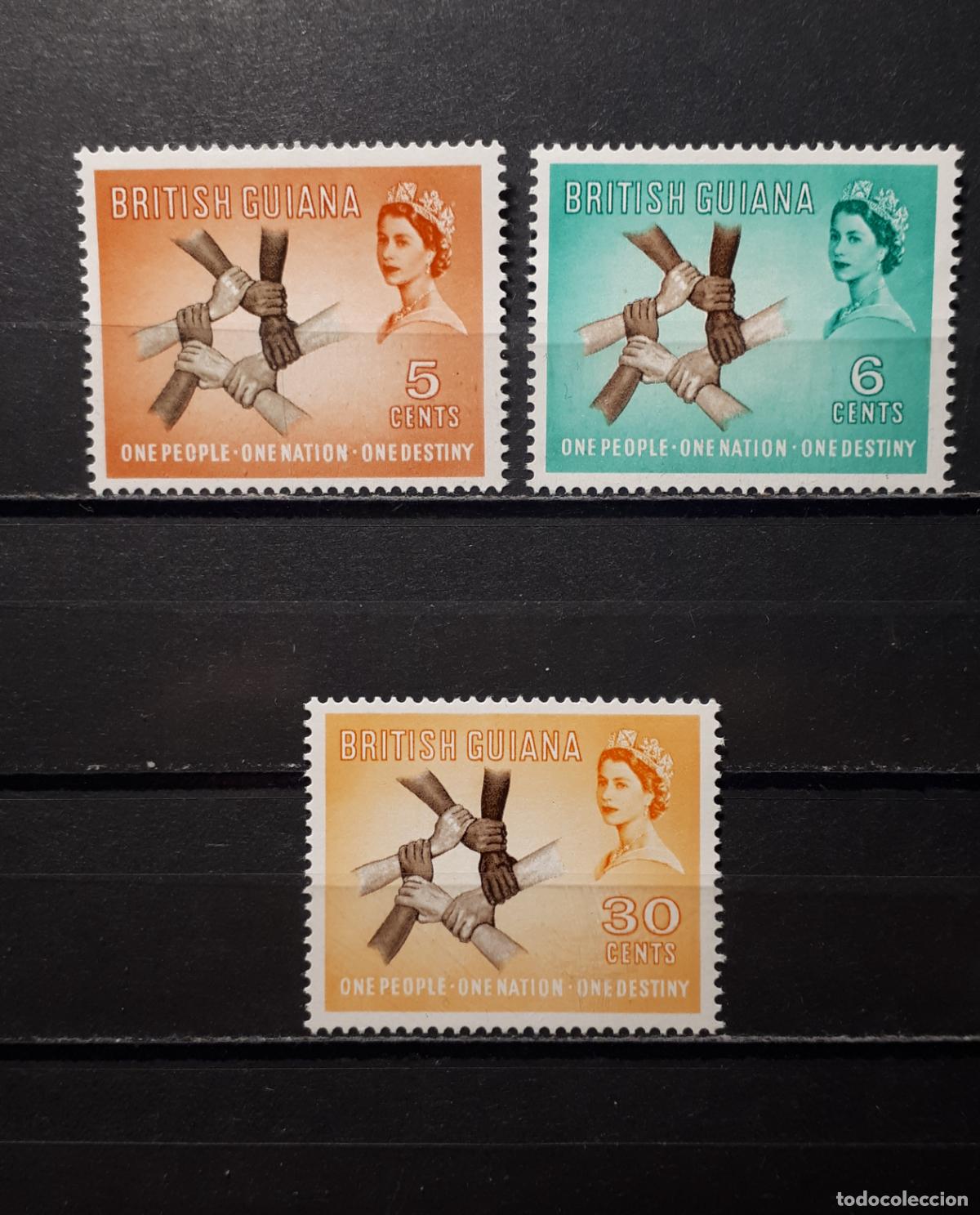 Sellos: GUYANA inglesa. A&Ntilde;O 1961 **. YVERT 200/2 - Foto 1