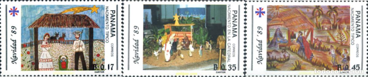 Sellos: 160763 MNH PANAMA 1989 NAVIDAD - Foto 1
