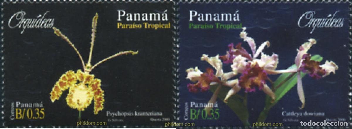 Sellos: 160900 MNH PANAMA 2000 ORQUIDEAS - Foto 1