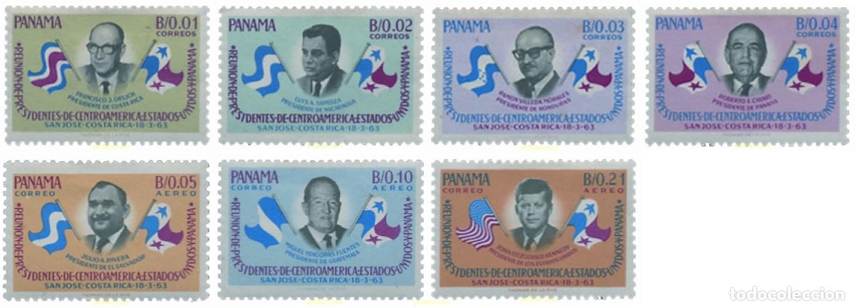 Sellos: 595638 HINGED PANAMA 1963 PRESIDENTES - Foto 1
