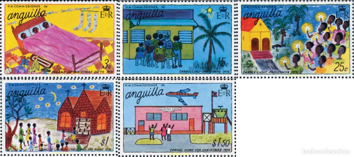 Sellos: 244733 MNH ANGUILLA 1976 NAVIDAD - Foto 1