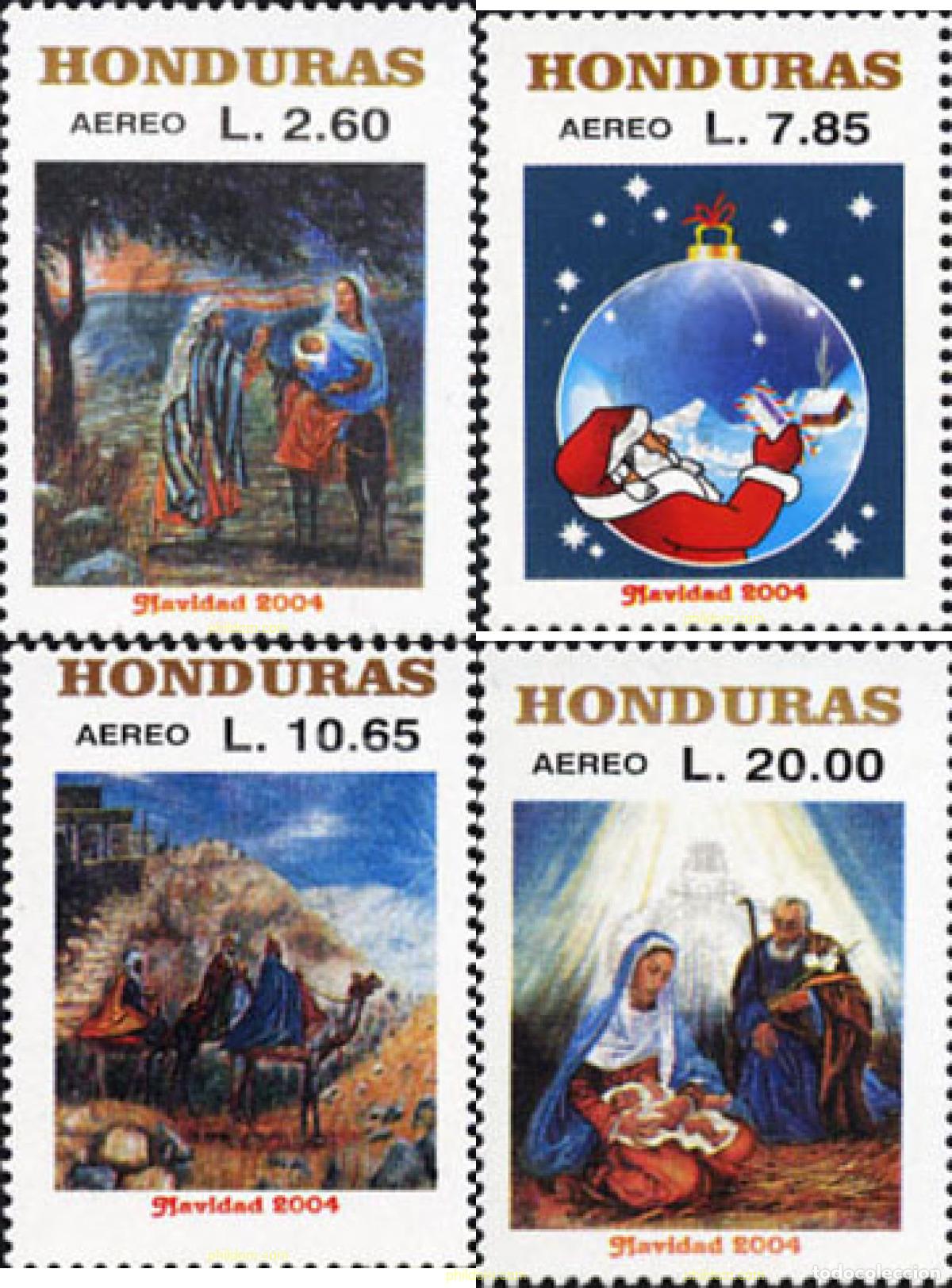 Sellos: 173497 MNH HONDURAS 2004 NAVIDAD - Foto 1