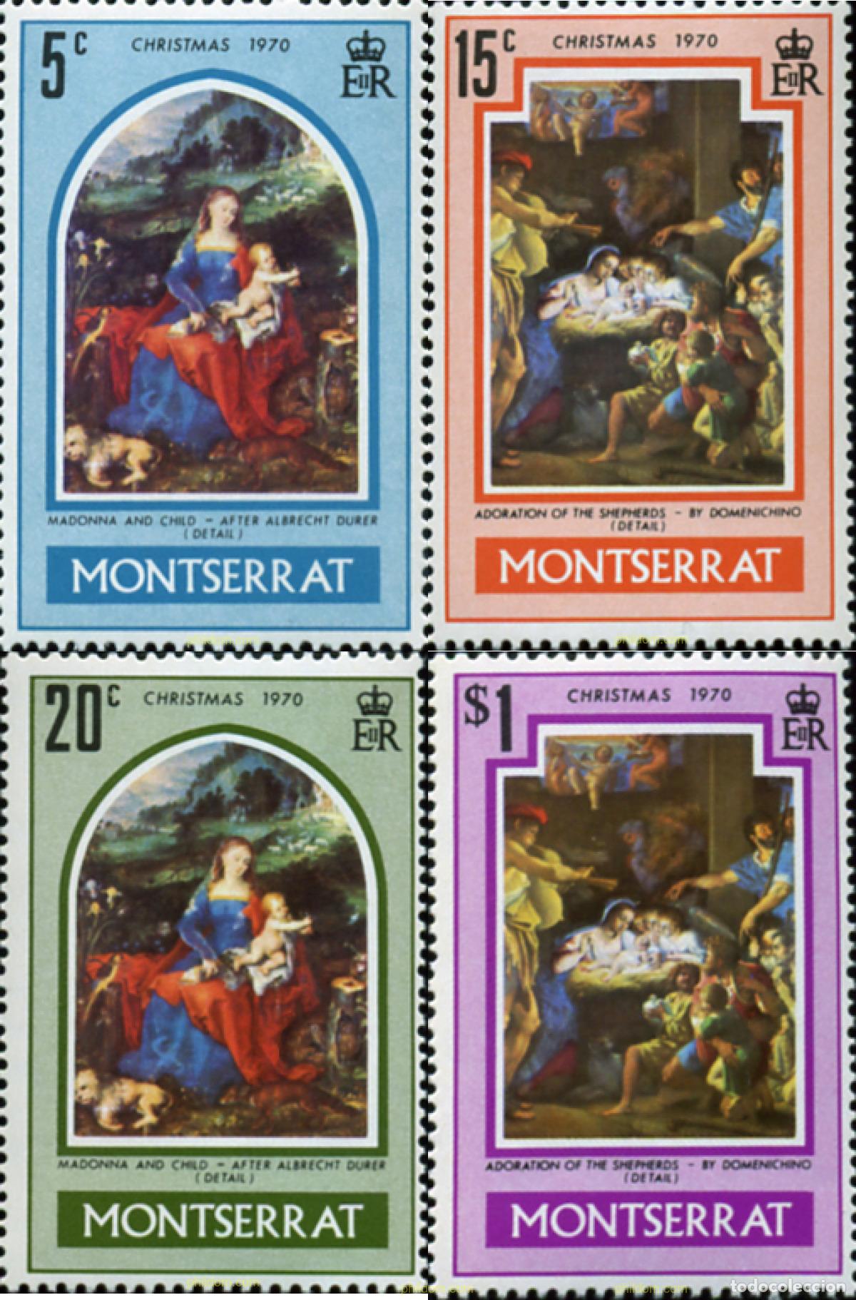 Sellos: 175452 MNH MONTSERRAT 1970 NAVIDAD - Foto 1