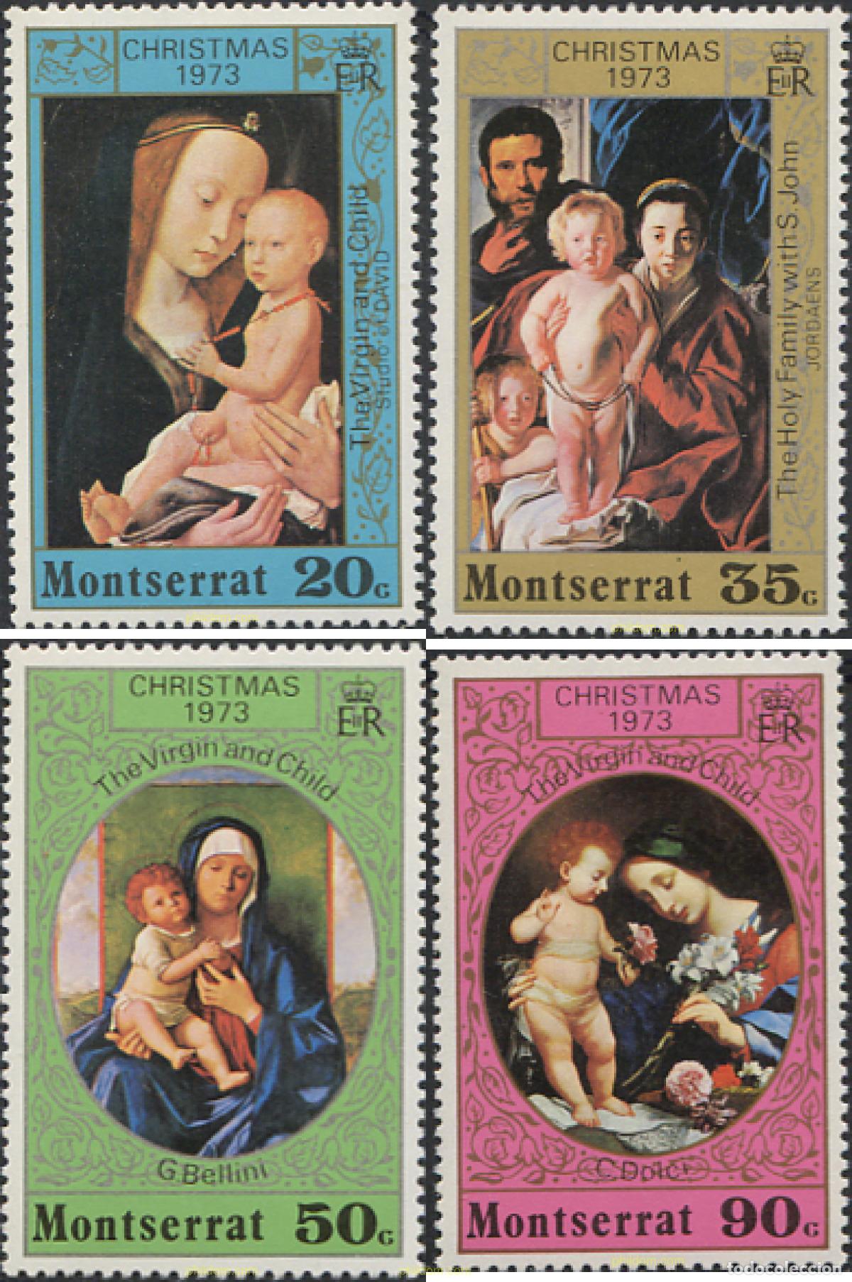 Sellos: 175500 MNH MONTSERRAT 1973 NAVIDAD - Foto 1