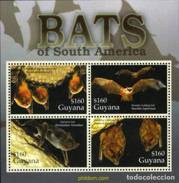 Sellos: 213119 MNH GUYANA 2005 MURCIELAGOS - Foto 1