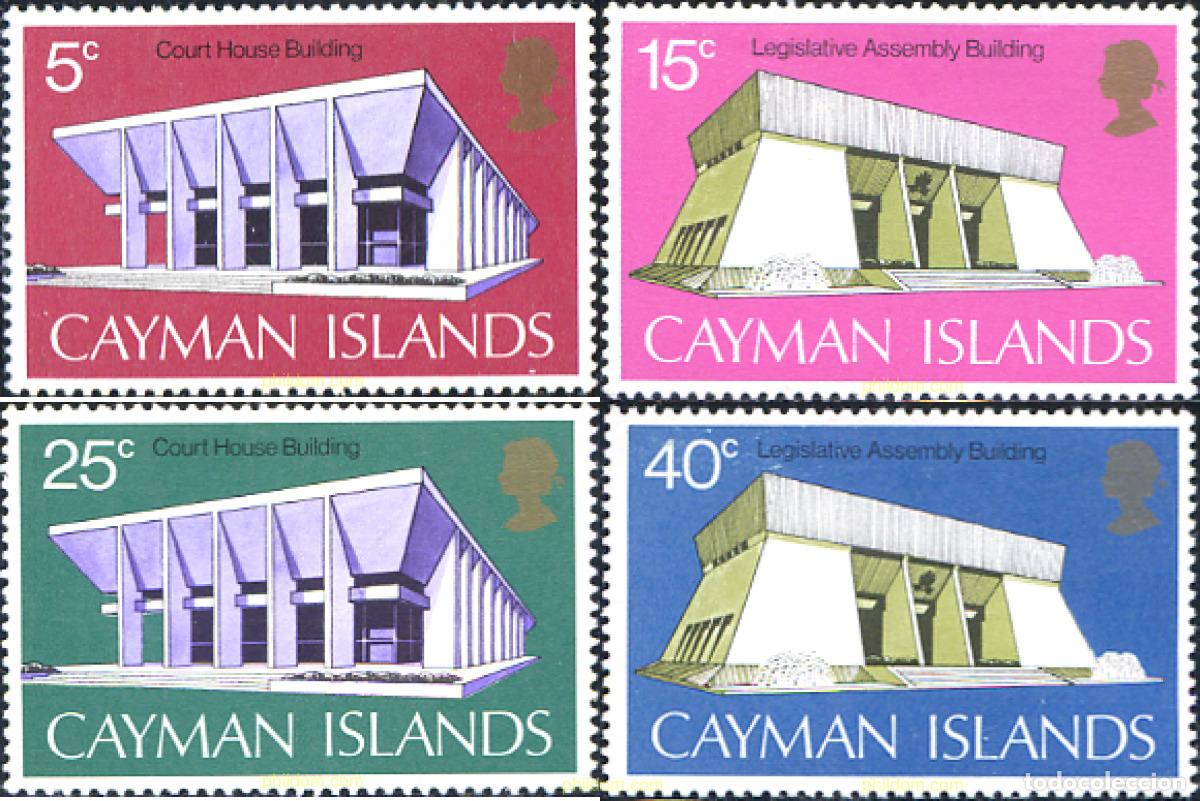 Sellos: 178525 MNH CAIMAN Islas 1972 NUEVOS EDIFICIOS DEL GOBIERNO - Foto 1