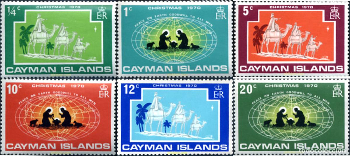 Sellos: 178494 MNH CAIMAN Islas 1970 NAVIDAD - Foto 1