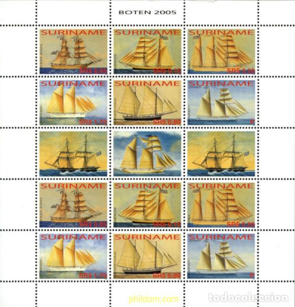 Sellos: 182943 MNH SURINAM 2005 BARCOS - Foto 1