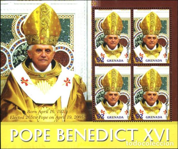 Sellos: 191978 MNH GRANADA 2006 PAPA BENEDICTO XVI - Foto 1