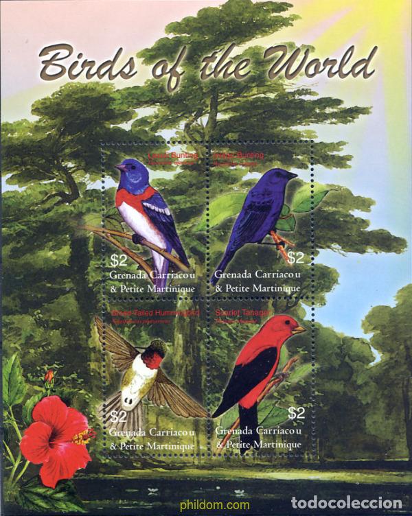 Sellos: 320359 MNH GRANADA GRANADINAS 2003 AVES - Foto 1