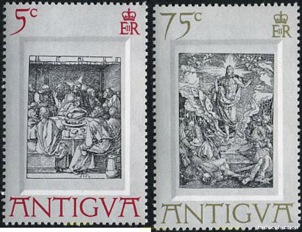 Sellos: 244094 HINGED ANTIGUA 1971 PASCUA - Foto 1