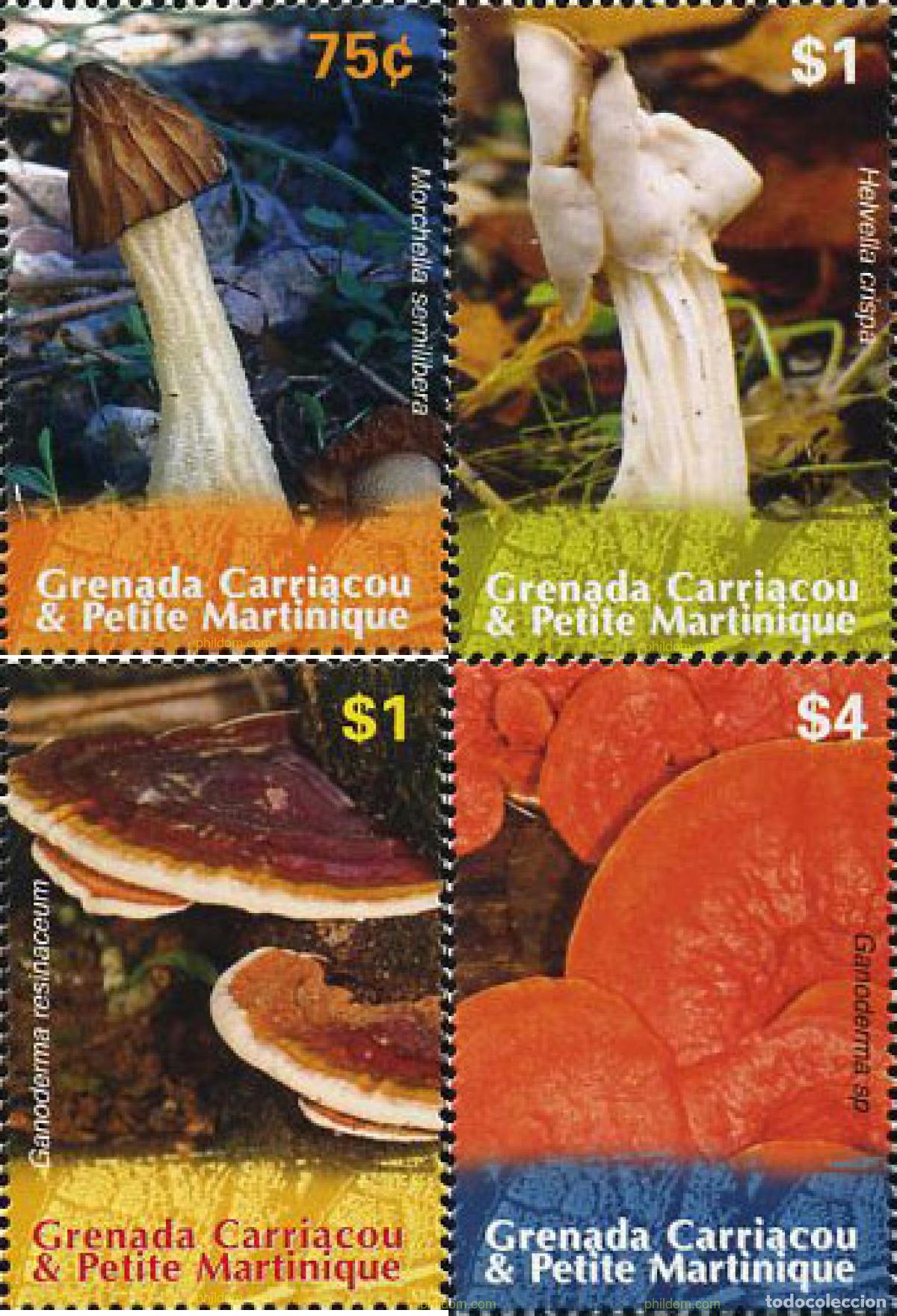 Sellos: 203552 MNH GRANADA GRANADINAS 2007 SETAS - Foto 1