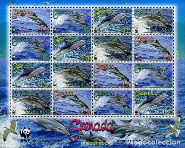 Sellos: 203609 MNH GRANADA 2007 DELFINES - Foto 1