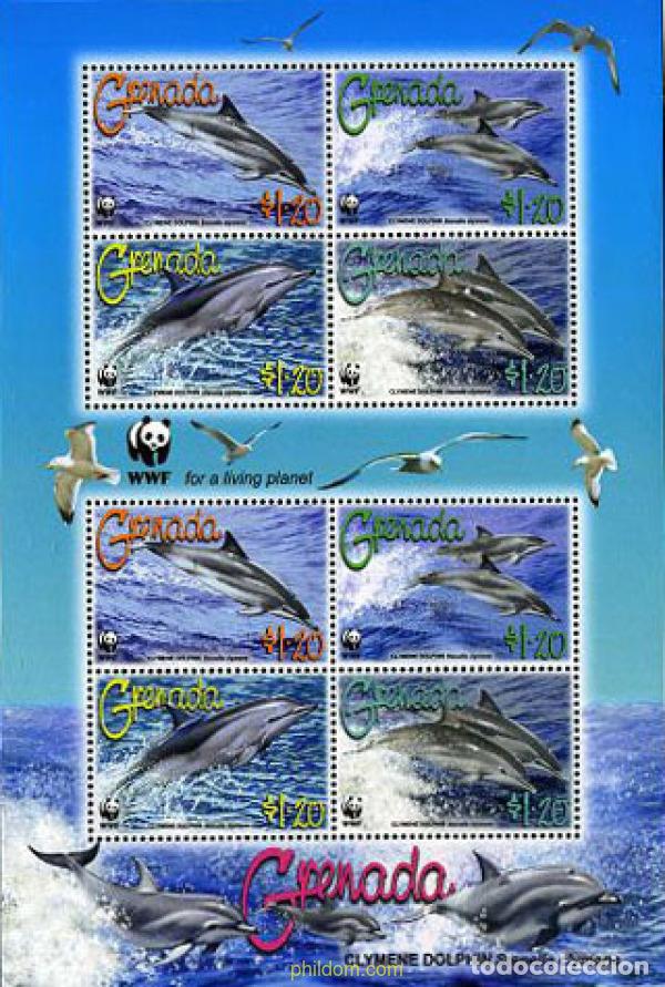Sellos: 203610 MNH GRANADA 2007 DELFINES - Foto 1
