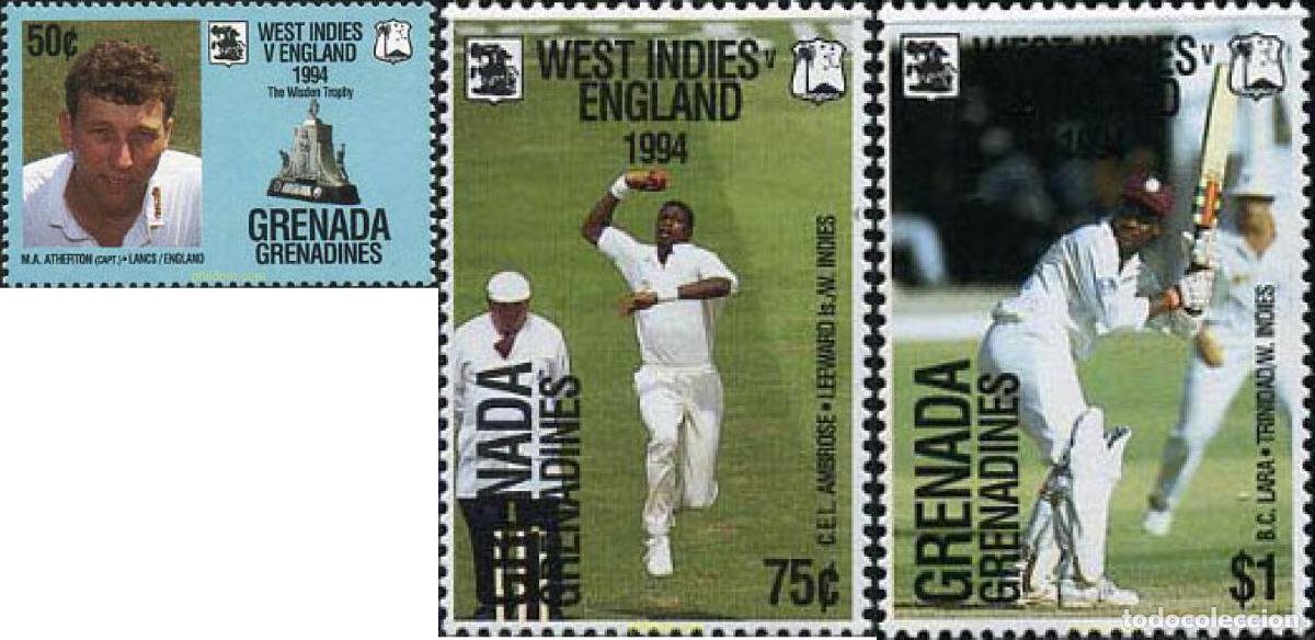 Sellos: 212702 MNH GRANADA GRANADINAS 1995 CENTENARIO DEL CRICKET - Foto 1