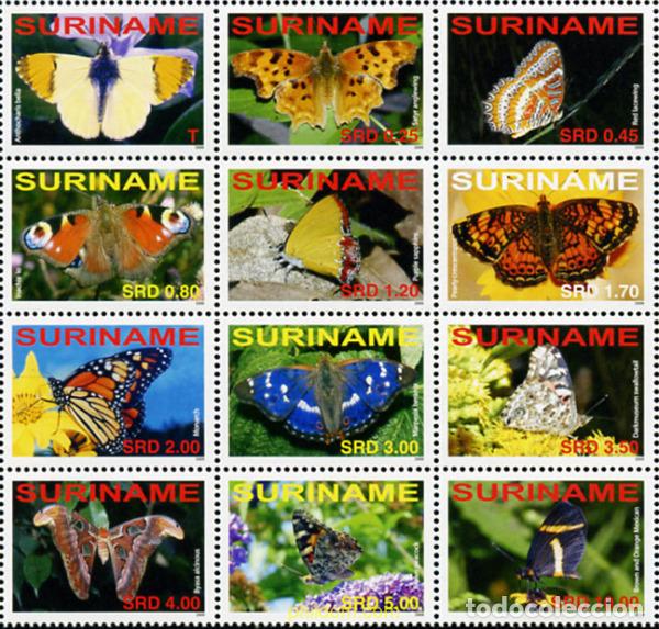 Sellos: 238945 MNH SURINAM 2008 MARIPOSAS - Foto 1