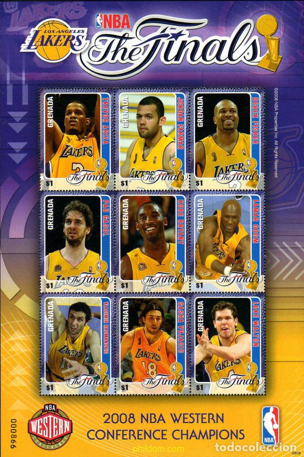 Sellos: 321674 MNH GRANADA 2008 BALONCESTO NBA - Foto 1
