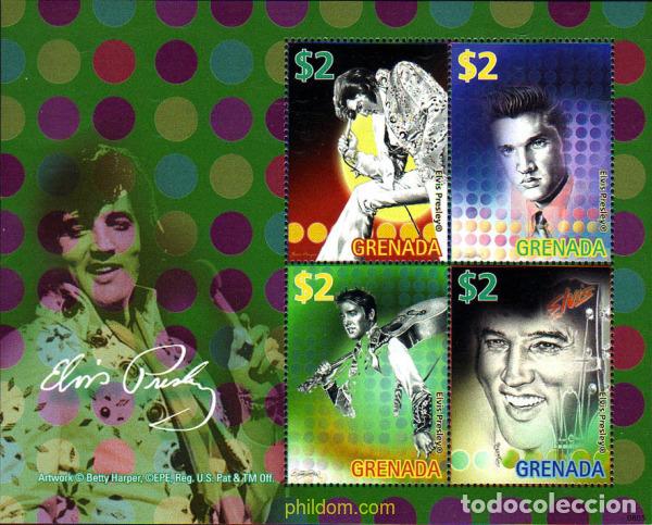 Sellos: 220816 MNH GRANADA 2008 ELVIS PRESLEY - Foto 1