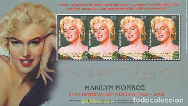 Sellos: 223553 MNH GRANADA 2006 MARILYN MONROE - Foto 1