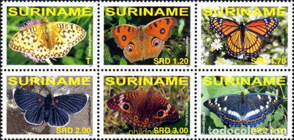 Sellos: 238950 MNH SURINAM 2007 MARIPOSAS - Foto 1