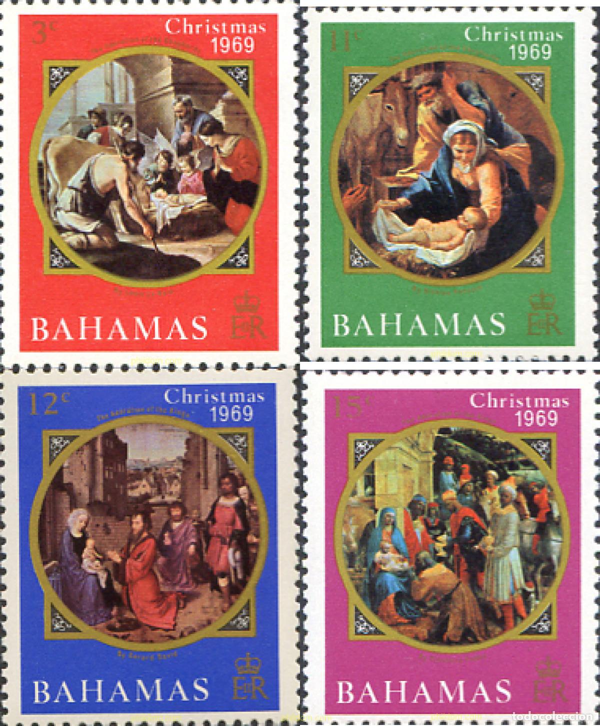 Sellos: 231079 HINGED BAHAMAS 1969 NAVIDAD - Foto 1