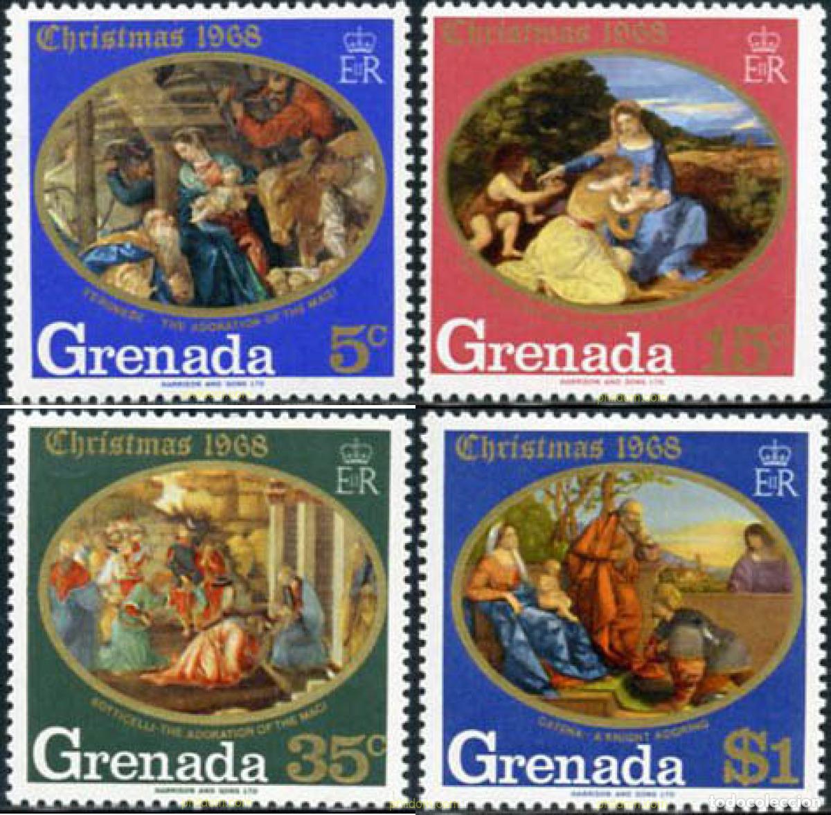 Sellos: 190026 MNH GRANADA 1968 NAVIDAD - Foto 1