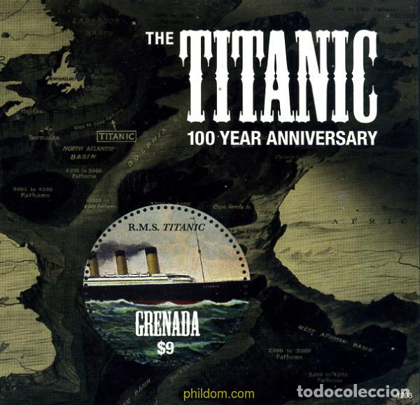 Sellos: 279745 MNH GRANADA 2012 TITANIC - Foto 1