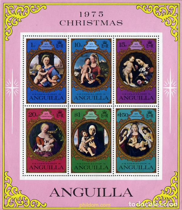 Sellos: 281835 MNH ANGUILLA 1975 NAVIDAD - Foto 1