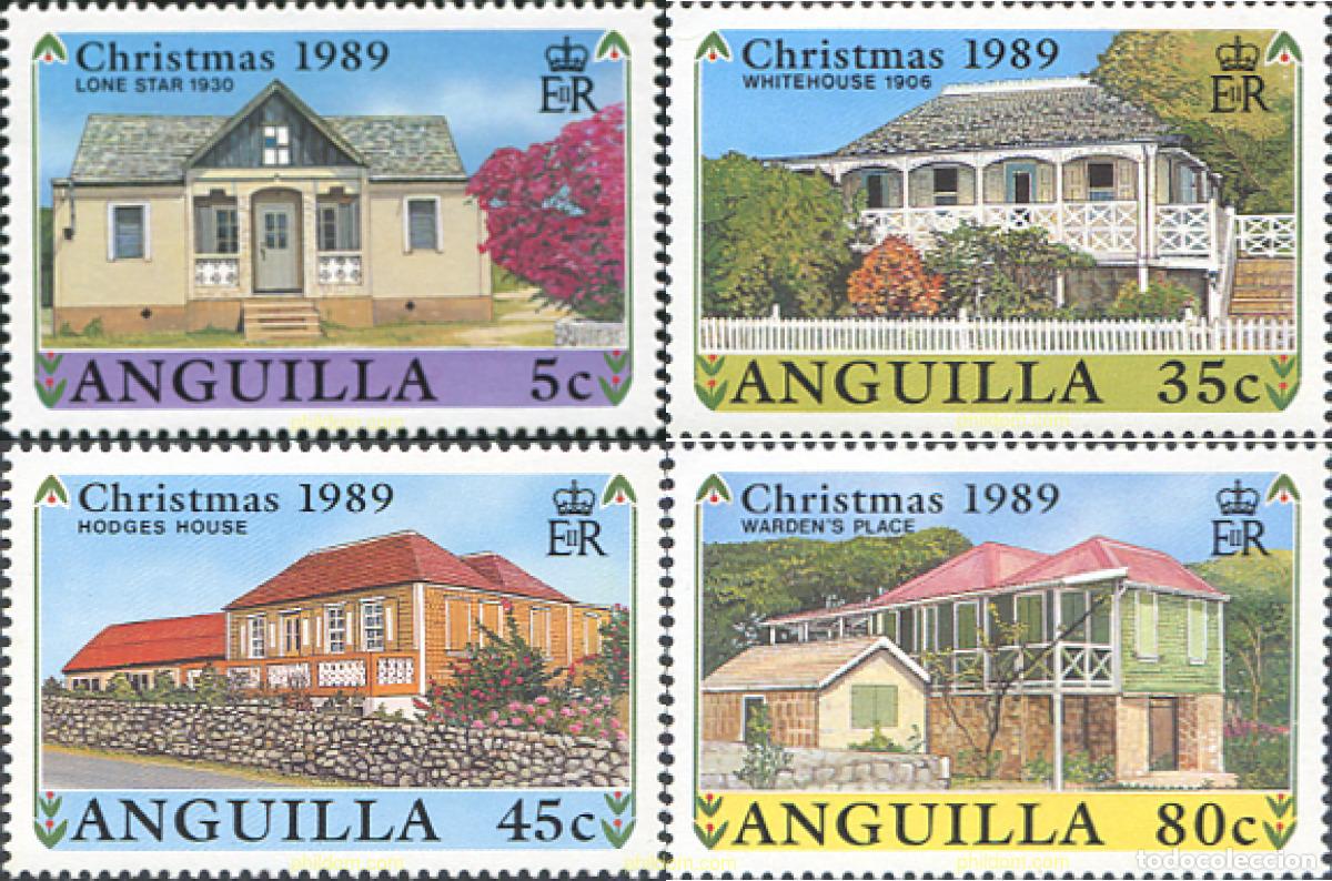 Sellos: 282695 MNH ANGUILLA 1989 NAVIDAD - Foto 1