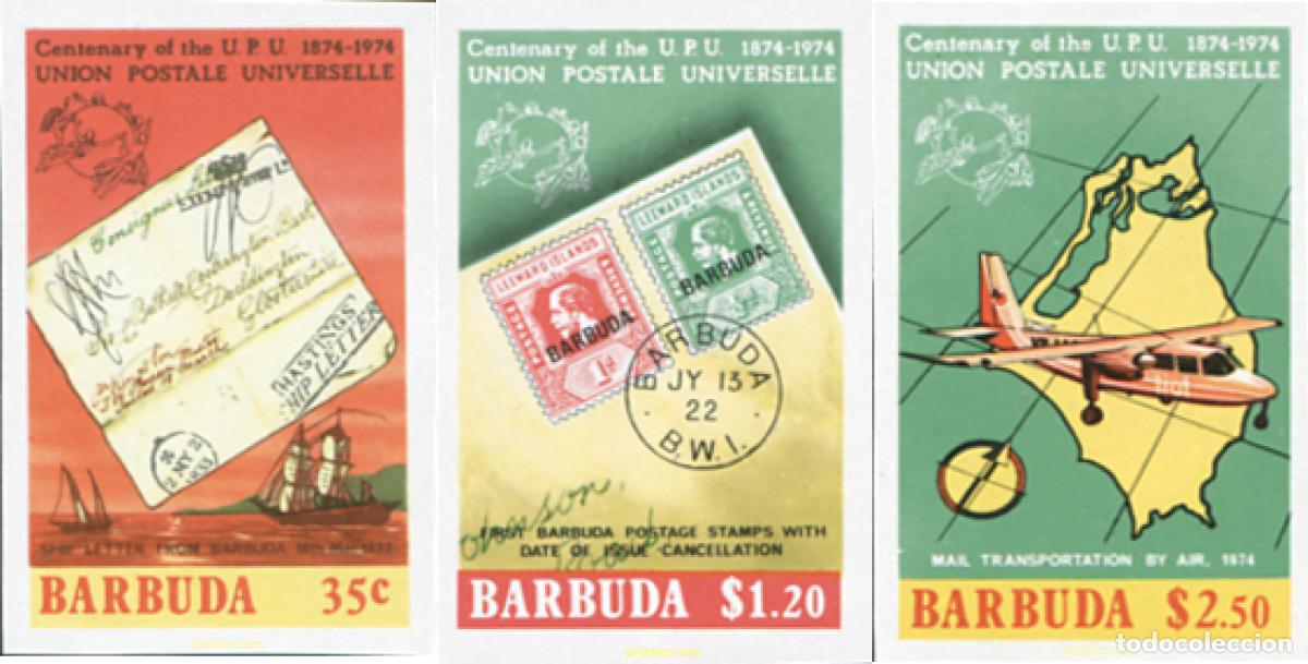 Sellos: 589551 MNH BARBUDA 1974 CENTENARIO DE LA UNION POSTAL UNIVERSAL - Foto 1