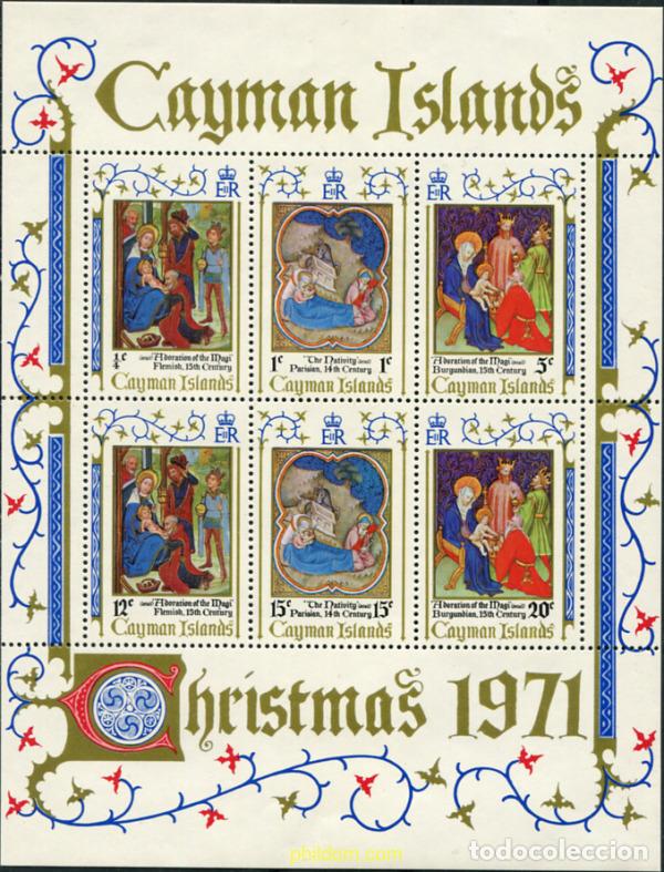 Sellos: 178514 MNH CAIMAN Islas 1971 NAVIDAD - Foto 1
