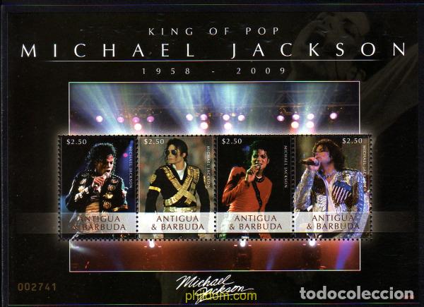 Sellos: 235351 MNH ANTIGUA Y BARBUDA 2009 MICHAEL JACKSON - Foto 1