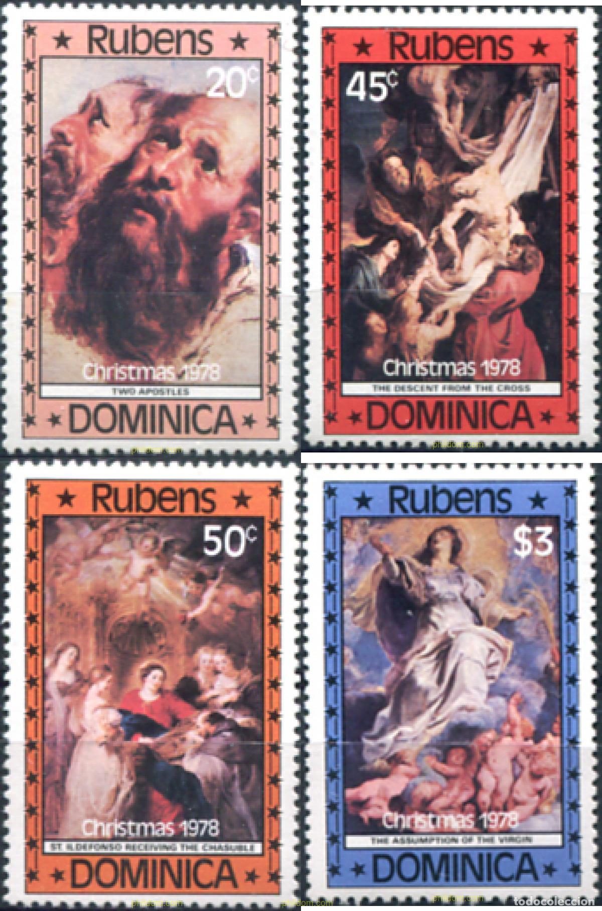 Sellos: 306300 MNH DOMINICA 1978 NAVIDAD - Foto 1