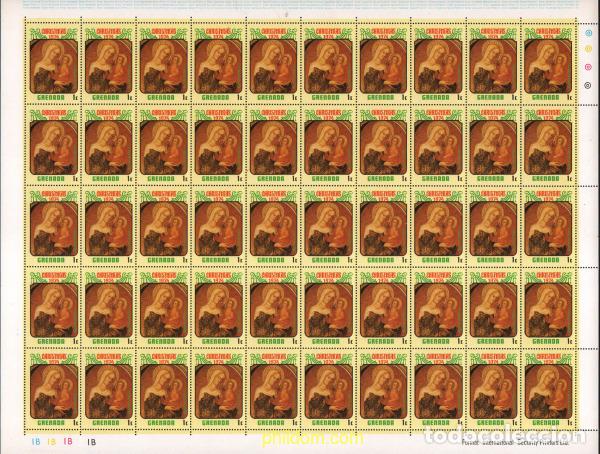 Sellos: 639854 MNH GRANADA 1974 NAVIDAD - Foto 1