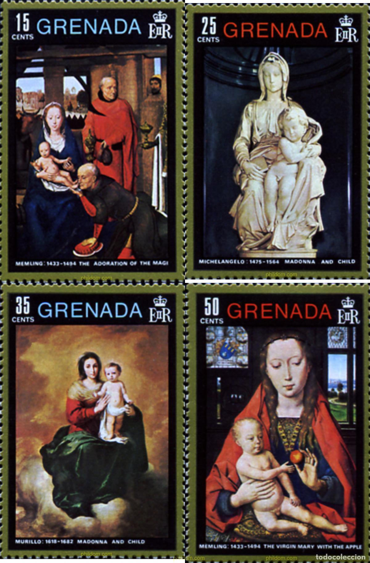 Sellos: 308136 MNH GRANADA 1972 NAVIDAD - 1971 - Foto 1