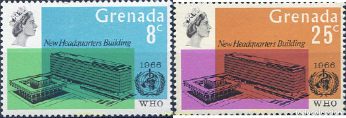 Sellos: 318318 MNH GRANADA 1966 NUEVO EDIFICIO DE WHO - Foto 1
