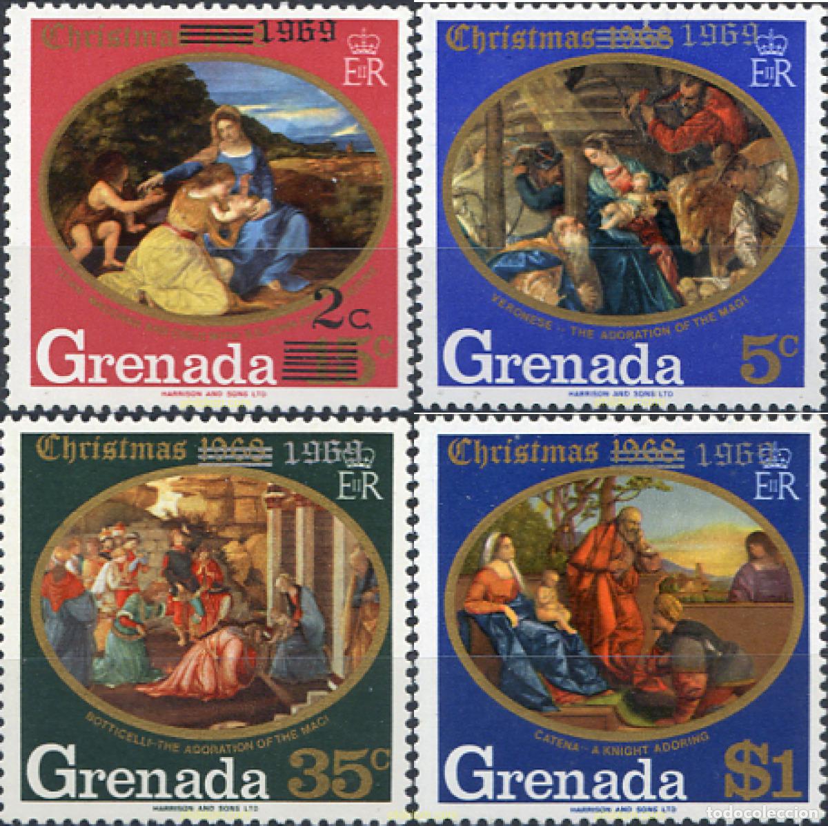 Sellos: 318337 MNH GRANADA 1969 NAVIDAD - Foto 1