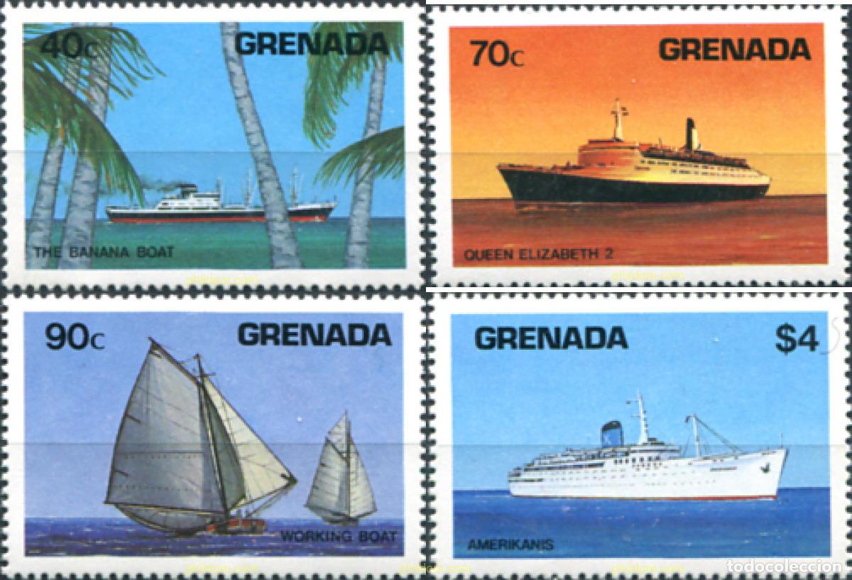 Sellos: 319101 MNH GRANADA 1984 BARCOS - Foto 1