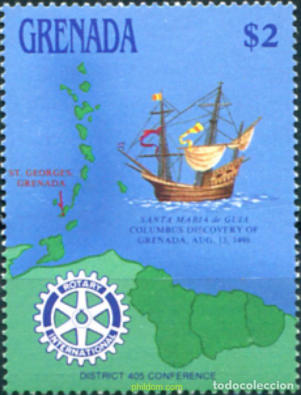 Sellos: 319141 MNH GRANADA 1988 ROTARY - Foto 1
