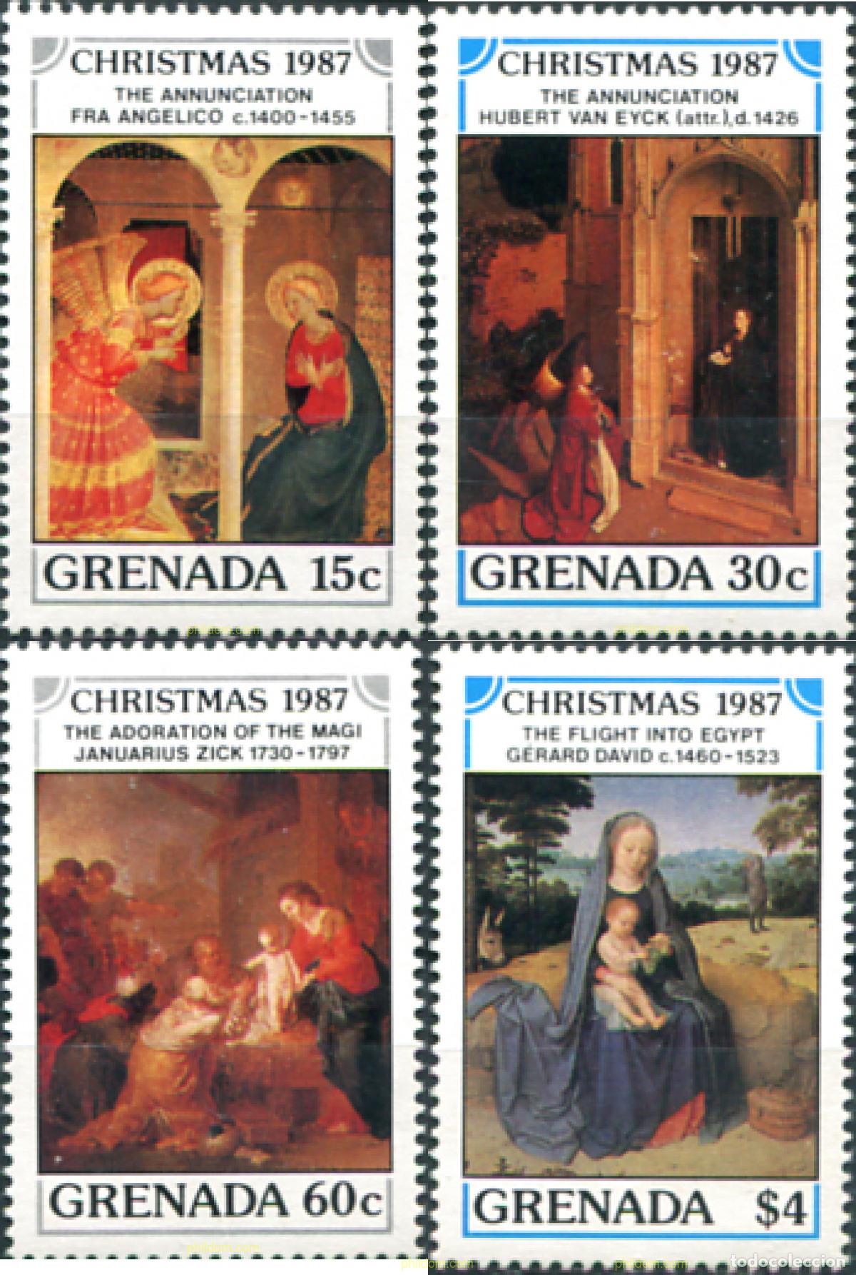 Sellos: 319137 MNH GRANADA 1987 NAVIDAD - Foto 1