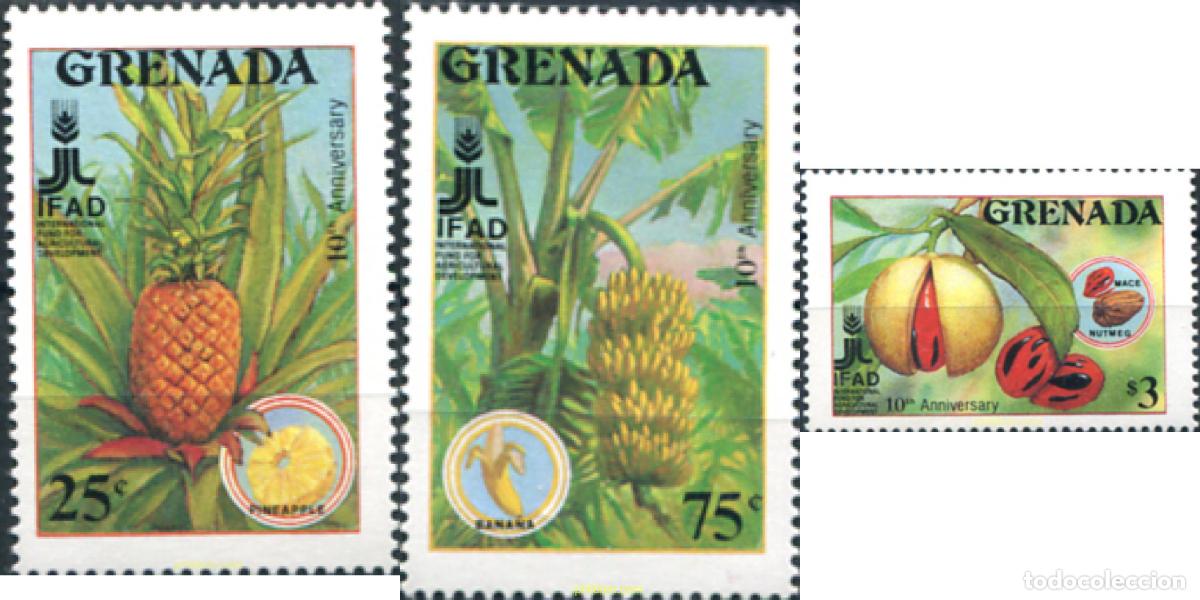 Sellos: 319155 MNH GRANADA 1988 FRUTOS - Foto 1
