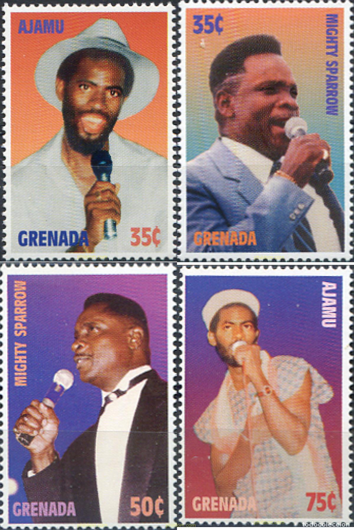 Sellos: 319546 MNH GRANADA 1995 CANTANTES - Foto 1