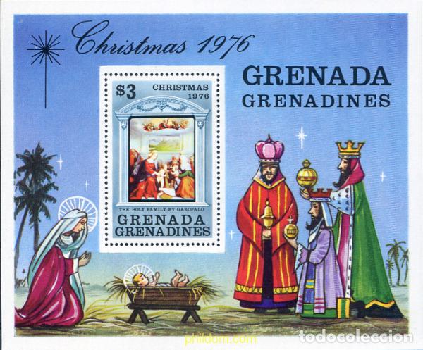 Sellos: 319660 MNH GRANADA GRANADINAS 1976 NAVIDAD - Foto 1