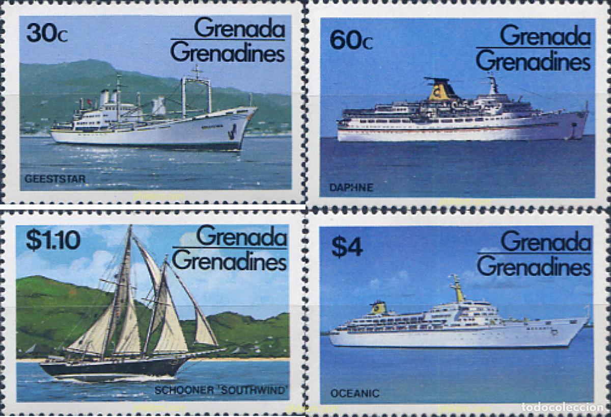 Sellos: 319704 MNH GRANADA GRANADINAS 1984 BARCOS - Foto 1