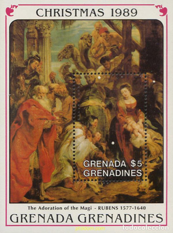 Sellos: 320406 MNH GRANADA GRANADINAS 1989 NAVIDAD - Foto 1