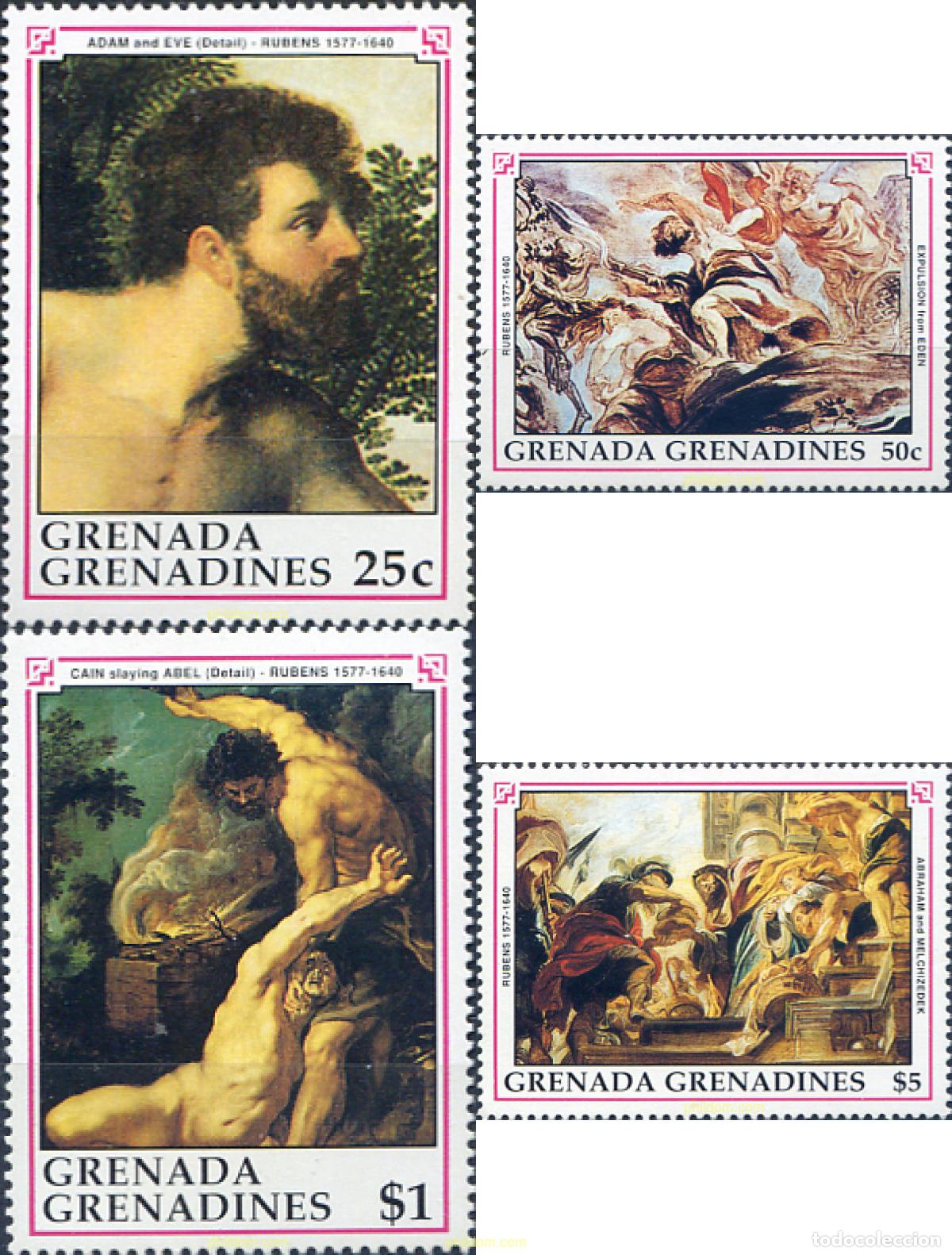 Sellos: 320400 MNH GRANADA GRANADINAS 1991 RUBENS - Foto 1