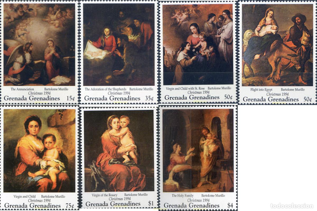 Sellos: 320236 MNH GRANADA GRANADINAS 1994 NAVIDAD - Foto 1